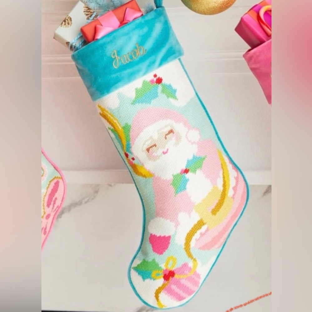 Colorful Holiday Stockings Set - Picture 3 of 4